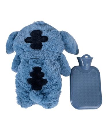 Stitch plus hot water bottle hot water bottle baby heat cushion children heat bottle hot water Bottle Hot Water Bottle Cuddly Small Bottle Bottle Soft Plus Gift for Child Family and Friend (A)