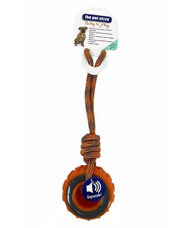 The Pet Store Swing N Fling Dog Toy for throwing and retrieval games help promote your dog s desire to play while encouraging healthy exercise Orange 28x8.5x4cm (Pack of 1) - Buy Online on GoSupps.com
