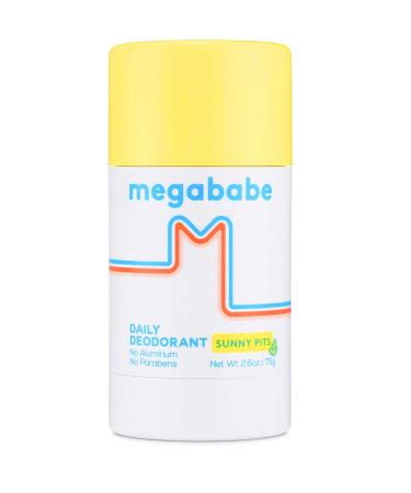 Megababe Daily Deodorant Sunny Pits No Aluminum No Parabens