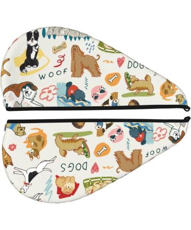 Microfiber Hair Drying Cap for Dogs | Funny Pet Hair Towel Wrap - Quick Dry & Soft Absorbent - Ideal for Curly Long & Thick Hair - Buy Online on GoSupps.com