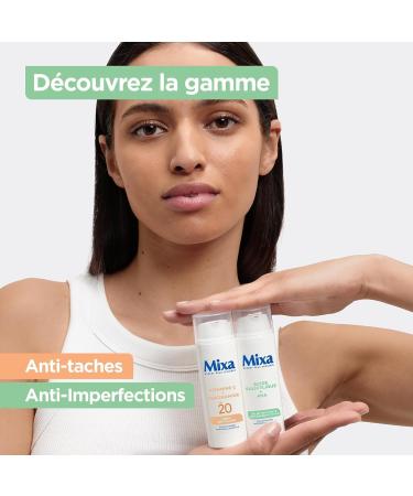 Mixa Antiblemish mattifying gel with salicylic acid + AHA oily skin and acne sebum control light and refreshing sorbet texture antioxidant pump bottle 50 ml - Buy Online on GoSupps.com