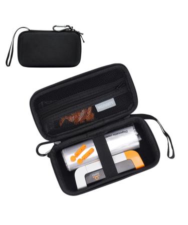 MGZNMTY Travel Storage Case Compatible with Dario Smart Glucose Monitor Kit Organizer Protective Carrying Shell for Dario Diabetes Care Accessories Glucometer Sterile lancets (Only Storage Case)