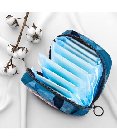 Menstruation Pad Bag with Zipper | Women's Napkin & Tampon Collection Bag | Stylish & Functional | Perfect for Women & Girls - Buy Online on GoSupps.com