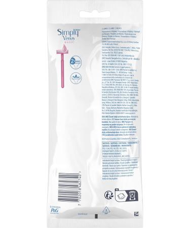 Gillette Venus Simply Venus 5 Disposable Razors with 2 blades for Women - Buy Online on GoSupps.com