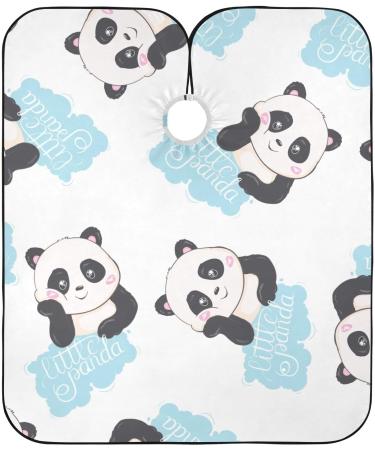 Buy Waterproof Barber Cape - Cute Cartoon Panda & Cheetah Hair Cutting Bib for Men & Women | International Shipping - Buy Online on GoSupps.com