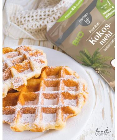 Buy Borchers Organic Premium Coconut Flour 6x400g - Vegan High Fiber Protein Source for Cooking & Baking - Buy Online on GoSupps.com