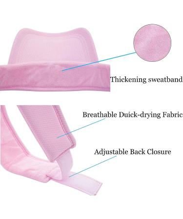 Women's and Girls' Long Brim Sun Visor Hat with Thicker Sweatband - Pink and Multiple Colors - Buy Online on GoSupps.com