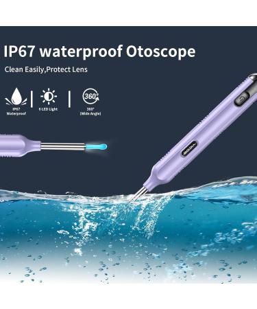 Ear Wax Removal Tool Camera Ear Wax Camera 1200P HD Ear Camera with 6 LED Light Ear Cleaning Kit with 15 Pcs Replacement Tips for iPhone & Android Phones Purple - Buy Online on GoSupps.com
