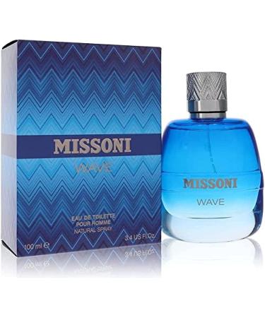 Missoni Missoni Wave Men EDT Spray 3.4 Fl Oz (Pack of 1) Citrus Aromatic fragrance 3.4 Fl Oz (Pack of 1)