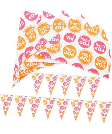 JECOMPRIS Halloween Cone Bags 100 Pcs Popcorn Bag Pastry Bag Cookie Gift Bags Packing Bag Conical Child Paper Treat Bags - Buy Online on GoSupps.com