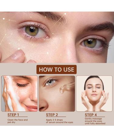 Caffeine Solution 5% + EGCG Eye Serum for Dark Circles & Puffiness Anti-Aging Moisturizer for Eye Bags & Fine Lines 30ML - Buy Online on GoSupps.com