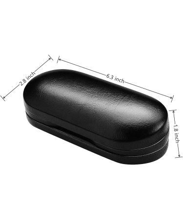 MUDOR 2 in 1 Contact Lens Case & Glasses Travel Kit - Dual Sided with Remover Tool and Tweezers - Black - Buy Online on GoSupps.com