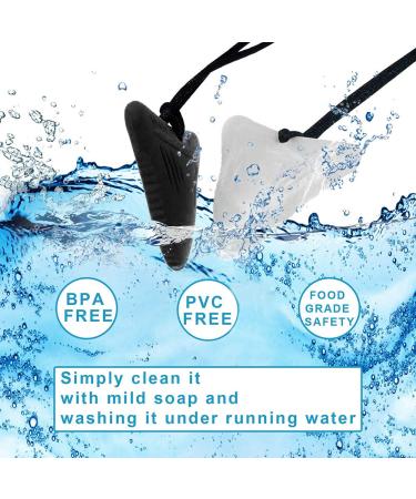 5 PCS Shark Tooth Chew Necklace for Nail Biting & Teething Relief - Kids, Adults, Autism Treatment - YQZIYOU - Buy Online on GoSupps.com