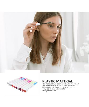 MAGICLULU Lot de 10 Tubes de Mascara Vides Brosses Cils Assorties Taille Standard R utilisables Outils de Maquillage pour Extensions de Cils Usage Professionnel et Couleur Al atoire - Buy Online on GoSupps.com