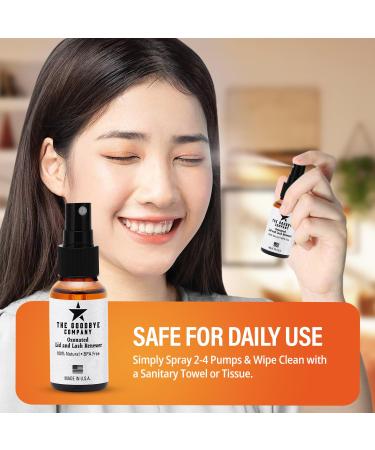 Goodbye Company Ozonated Lid & Lash Renewer - Hypochlorous Acid Spray Cleanser for Eyelids & Eyelash Extensions - 100% Natural Made in USA (30 mL - Buy Online on GoSupps.com
