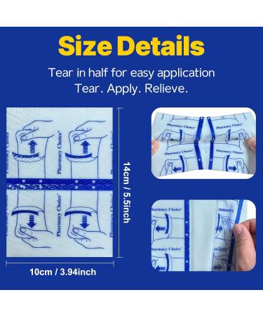 Pharmacy Choice 4% Lidocaine Pain Relief Gel Patches Maximum Strength Numbing Gel Patch for Back Shoulder Muscle Joints Knee Pain Relief 30 Counts - Buy Online on GoSupps.com