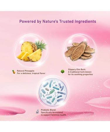 Premium Feminine Balance Gummies for Women - 60 Gummies Hawaiian Pineapple Flavor - with Probiotics & Vitamin C - Supports Feminine Wellness & Healthy Balance - Gluten Free Vegan(30 Servings)(Q2) - Buy Online on GoSupps.com
