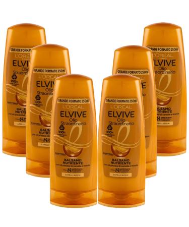 L'OR AL L'oreal Paris Elvive Hair Care Shampoo and Balm (Nourishing Balm 250 ml (6pc))