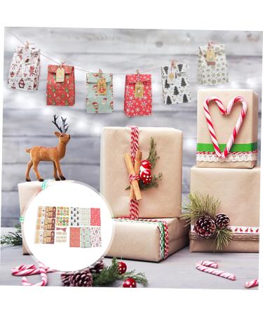 Cabilock Christmas Advent Paper Bags 1 Set Candy Bag Calendar Paper Bag Paper Bags Wrapping Bags Christmas Snack Bag - Buy Online on GoSupps.com