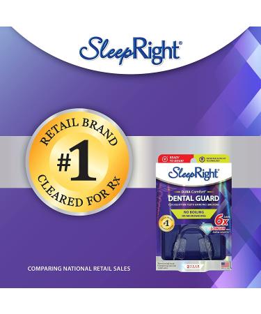 SleepRight Dura-Comfort Dental Guard - Teeth Grinding Prevention Mouth Guard - Buy Online on GoSupps.com