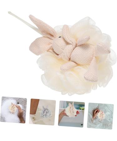 Housoutil Bath Mesh Sponge Body Scrubber Loofah Bathing Accessory Mesh Pouf Bath Sponge Cleaning Sponges for Household Use Exfoliating Bath Sponge Pink Portable Pe Tub Child - Buy Online on GoSupps.com