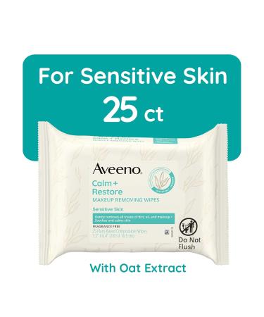Aveeno Sensitive Skin Essentials Gift Set with Daily Moisturizing Lotion Daily Moisturizing Body Wash Calm + Restore Makeup Removing Wipes & Skin Relief Repairing Hand Mask 4 items - Buy Online on GoSupps.com