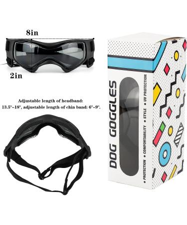 SLDPET Small Breed Dog Goggles | UV Sunglasses for Dogs with Soft Windproof Frame - Buy Online on GoSupps.com