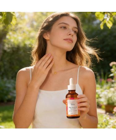 Hair Removal Oil for Women 60ml Inhibiting Solution Soothing Treatment to Slow Hair Regrowth | For Women and Body Legs Arms Underarms - Buy Online on GoSupps.com