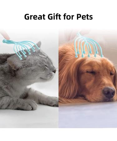 TGDiQiu Portable Hand Held Head Massager for Stress Relief - 2-Pack Blue and Pink - Buy Online on GoSupps.com