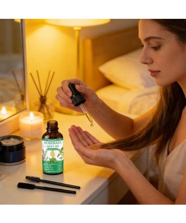Hair growth oil 60 ml liquid scalp stimulator nourishing hair oil for showering after cutting and at home and on the go - Buy Online on GoSupps.com