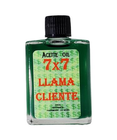 7x7 Attract Customers Oil (7x7 Llama Cliente Aceite) Spiritual Anointing Oil by CASA ESOTERICA MAGICK SPACE - Increase Business Sales & Customer Traffic - Boost Your Profits Today!-0.5 FL OZ (1 Pack)