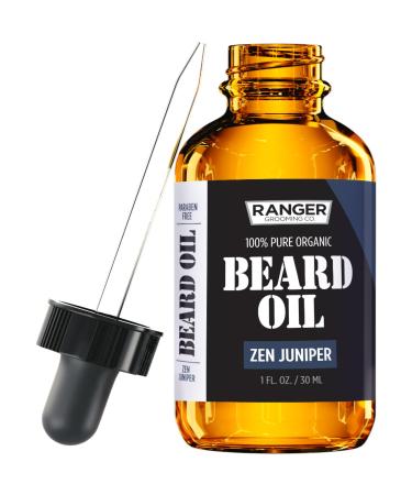 Leven Rose Zen Beard Oil & Leave In Conditioner 100% Pure Natural Organic for Groomed Beards Mustaches and Moisturized Skin 1 oz by Ranger Grooming Co