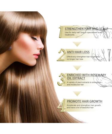 Organic Rosemary Hair Growth Oil | Natural Solution for Thin & Damaged Hair | 60ml - Buy Online on GoSupps.com