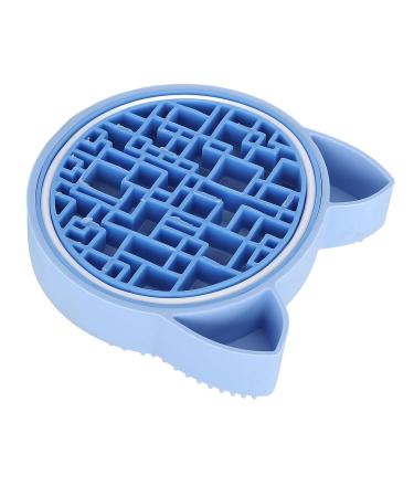 2 in 1 Silicone Makeup Brush Cleaning Mat & Bowl - Easy Compact Cleaner for Brushes (Blue) | Shop Internationally - Buy Online on GoSupps.com
