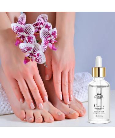 Vitamin Nail Strengthening Cuticle Oil with dropper For Fingernail Or Toenail Nail Strengthener Oil For Damaged And Weak Nails 15ml Green tea scent - Buy Online on GoSupps.com