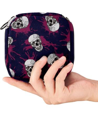 Menstruation Pad Bag with Zipper - Stylish & Functional Napkin Bag for Women & Girls | Collectible Designs - Buy Online on GoSupps.com