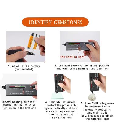 Xinler Jewelry-Diamond Tester Pen | Professional Diamond Testing Tool XL-1516SFEU Black - Buy Online on GoSupps.com