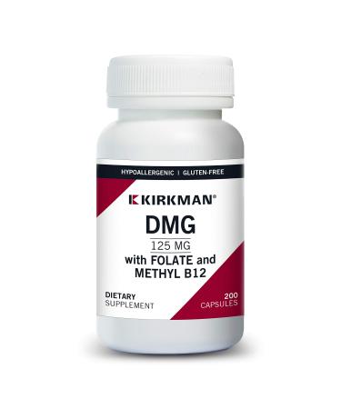 Kirkman Labs DMG with Folinic Acid & Methyl B-12 125 mg 200 Capsules