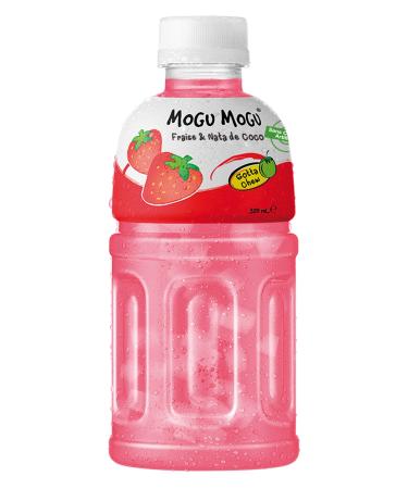 Mogu Mogu MOGU MOGU Coconut Nata Drink/Strawberry Juice 24 x 320 ml