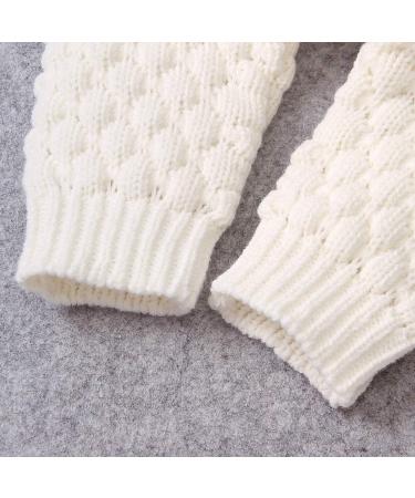 Haokaini Newborn Baby Ear Hooded Knitted Winter Romper Snowsuit 3-6 Months Beige - Buy Online on GoSupps.com