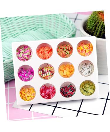 FRCOLOR 2 Sets polymer fruit slices polymer slices nail art fruit slices for nail slice decorations resin beads flatback resin kits mini nail kit DIY Nail Slice gem bead bracelet 3d - Buy Online on GoSupps.com