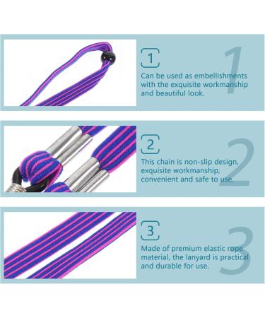 Coheali 4-Piece Elastic Exercise Band & Anti-Lost Glasses Chain | Ear Protection Tape Holder & Decorative Mask Band Perfect for Everyday Use - Buy Online on GoSupps.com