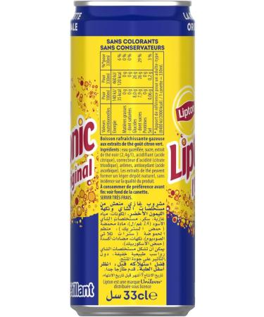 Liptonic Original Canettes 24x33CL (Lot de 3) Liptonic Gazeux 24x33cL (Lot de 3) - Buy Online on GoSupps.com