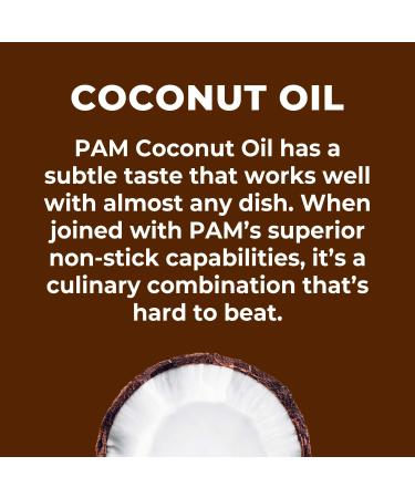 Pam Coconut Cooking Spray - 5 fl oz | Non-Stick Cooking Oil Spray - Buy Online on GoSupps.com