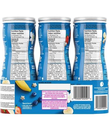 Gerber Puffs Baby Snacks Variety Pack (6 x 42 g) Unflavored - Buy Online on GoSupps.com