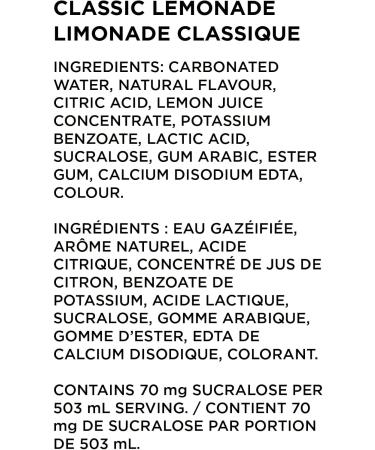 Sparkling Ice Classic Lemonade flavoured sparkling water with zero sugar and zero calories. Sparkling Ice drinks are packed with fun and fruity flavours for everyone to enjoy. (12 pack) Classic Lemonade (Classic) 503 ml (Pack of 12) - Buy Online on GoSupps.com