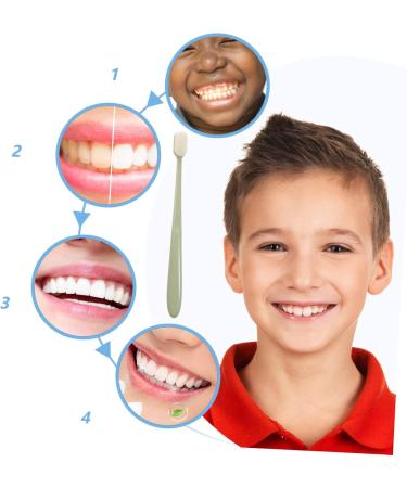Buy Minkissy Soft Toothbrush Set - 4 Pieces for Kids & Adults | Aesthetic Durable & Lightweight Toothbrushes for Pregnant Women - International Shipping Available - Buy Online on GoSupps.com