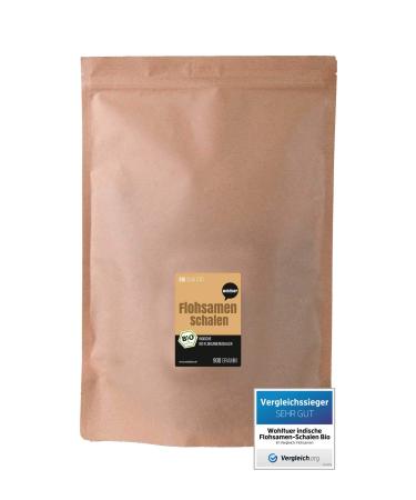 Wohltuer Indian Psyllium Husks Organic 900g Raw Food Quality