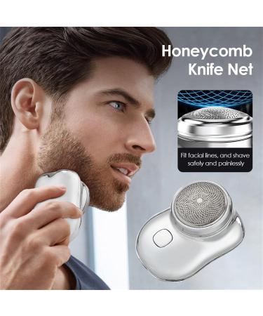 Mini-Shave Portable Electric Shaver 2023 New Upgrade Mini Electric Razor Shavers for Men Rechargeable Shaver Easy One-Button Use Suitable for Home Car Travel Christmas Gifts Mini Shaver Portable Electric Shaver Silver - Buy Online on GoSupps.com
