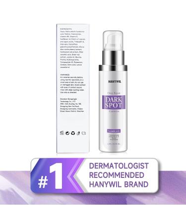 HANYWIL Dark Spot Remover for Face & Body Serum with Retinol & Niacinamide - Corrects Melasma Sun & Age Spots Hyperpigmentation Treatment for All Skin Dermatologist Tested (1.7 Fl Oz) 1.7 Fl Oz (Pack of 1) - Buy Online on GoSupps.com
